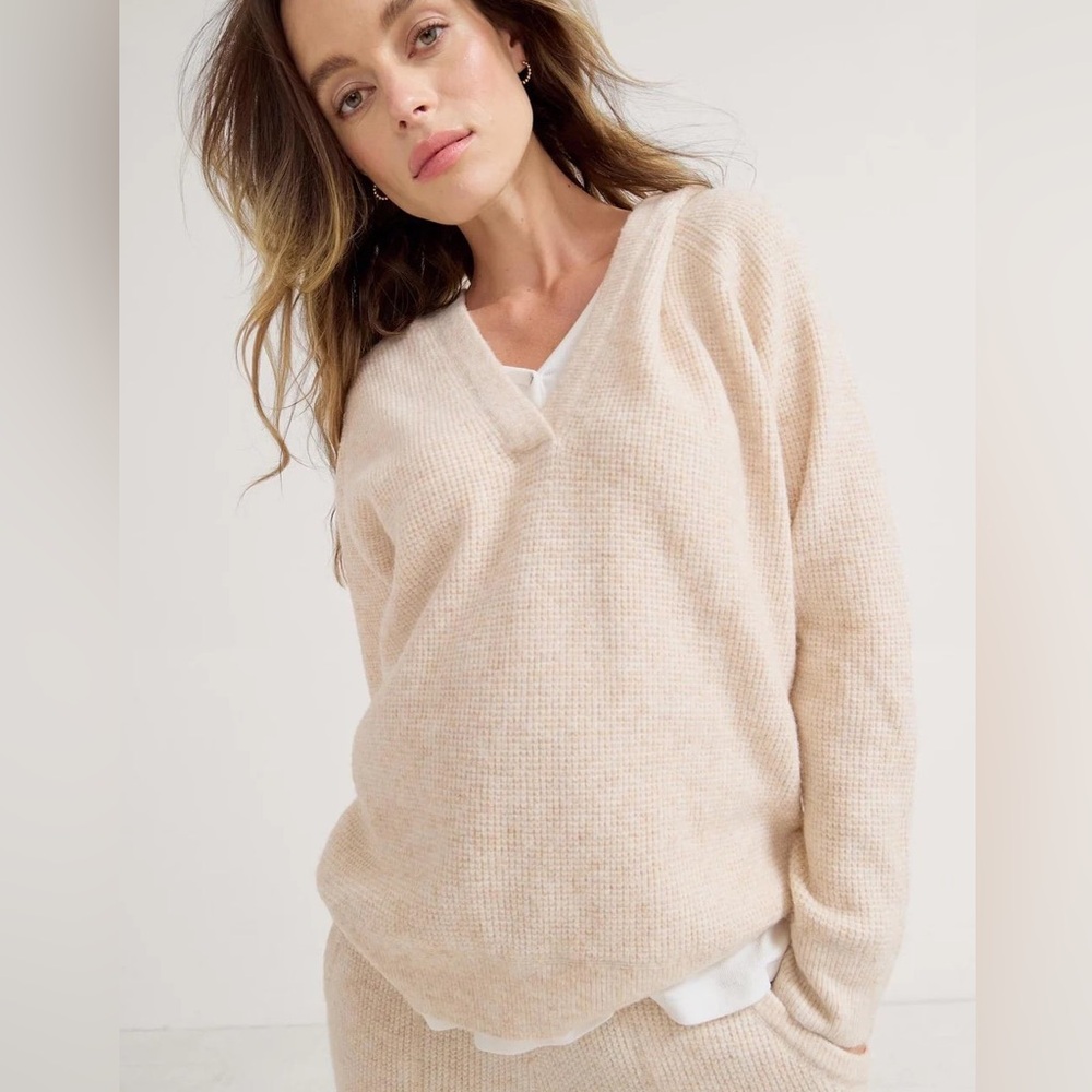 HATCH Maternity Cozy Waffle Visitor Hoodie size 0